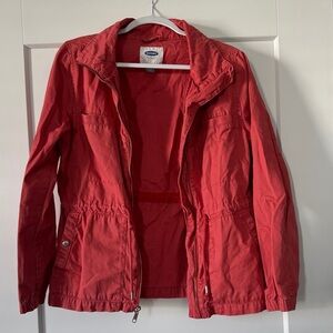 Old Navy Women's Utility Jacket in coral